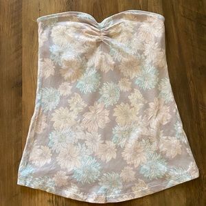 Pastel Floral Tube top